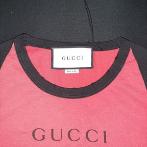 Gucci distressed t-shirt